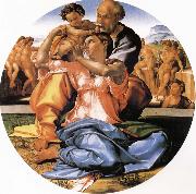 Michelangelo Buonarroti Holy Family oil on canvas